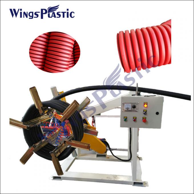 Plastikowa maszyna do wytłaczania rurociąg&oacute;w drenażowych o podw&oacute;jnej ścianie PE 6-8m/min 4