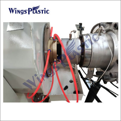 Linia produkcyjna rurociągów ciepłej wody jednowiercowa PP PPR HDPE PE Rurociąg Extruder Machine