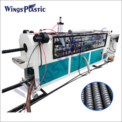 HDPE LDPE Maszyna do produkcji rur PVC Spiralna linia do wytłaczania rur falistych PE