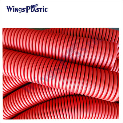 Linia do wytłaczania rur falistych z podwójnymi ściankami DWC HDPE 180kg / H