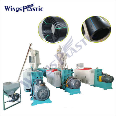 PLC Control maszyna do produkcji rur hdpe maszyna do wytłaczania rur hdpe maszyna do produkcji rur wodnych z tworzyw sztucznych