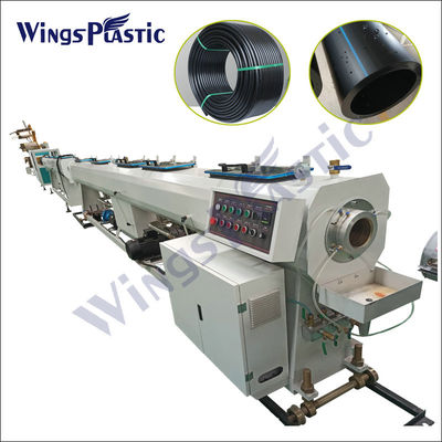 PLC Control maszyna do produkcji rur hdpe maszyna do wytłaczania rur hdpe maszyna do produkcji rur wodnych z tworzyw sztucznych