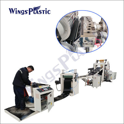 Wytłaczarka do arkuszy z tworzywa sztucznego z pojedynczą śrubą Maszyna do produkcji arkuszy PVC HDPE LDPE HIPS
