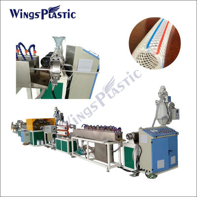Linia produkcyjna rurociągów z tworzyw sztucznych Pvc wzmocnionych włóknami Maszyna do wytłaczania rurociągów z powłoki plastikowej