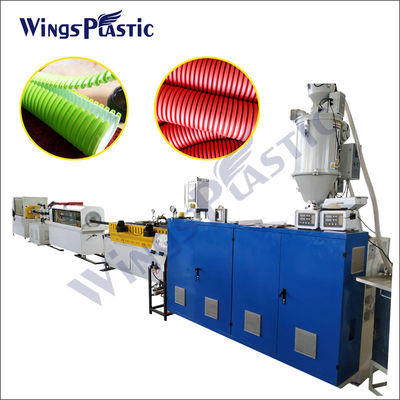 Automatyczna maszyna do tworzenia rur DWC HDPE PVC podwójna ściana maszyna do wytłaczania rur falistej