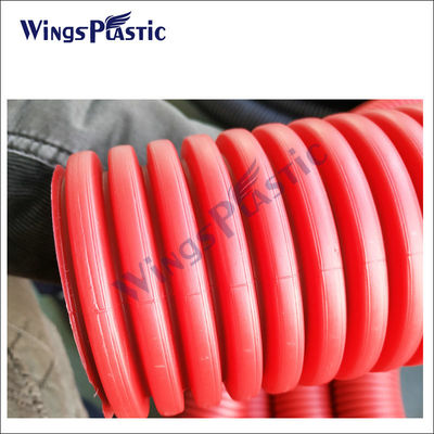 Automatyczna maszyna do tworzenia rur DWC HDPE PVC podwójna ściana maszyna do wytłaczania rur falistej