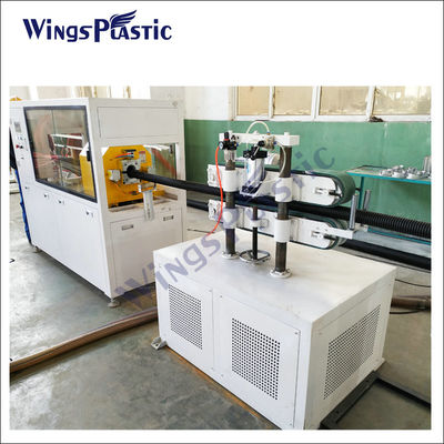 Maszyna do produkcji rur z tworzywa sztucznego HDPE PVC DWC Zakład produkcji linii do wytłaczania