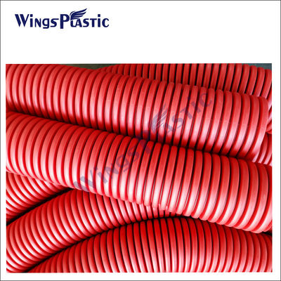 Maszyna do produkcji rur PVC HDPE DWC Linia do wytłaczania rur z podwójną tekturą falistą z tworzywa sztucznego Pe