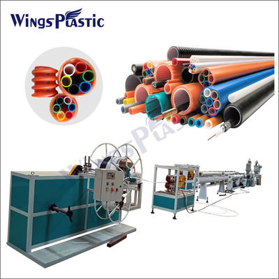 Maszyny do wytłaczania rur z tworzyw sztucznych HDPE PE Cable Micropipe Bundle 7 Hole Casing Pipe