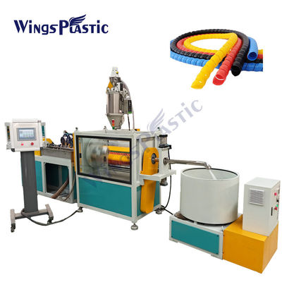 Maszyna do produkcji węży spiralnych PP PE PA Moc silnika 15 kW 40-70 kg/h