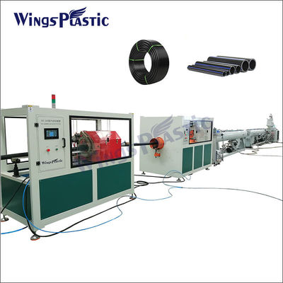 Linia produkcyjna dwuwarstwowych rurociągów polietylenowych HDPE / maszyna do produkcji