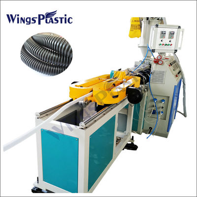 Elastyczna linia produkcyjna Pp Pe Single Wall Corrugated Pipe Extruder Machine / Corrugated Hose Pipe Plastic Extruders