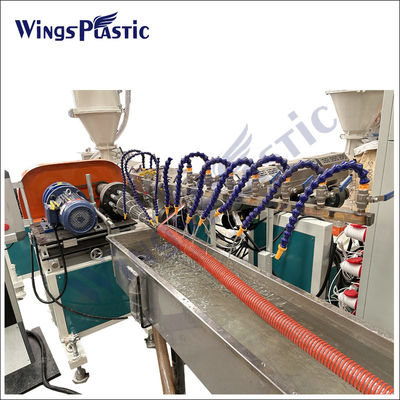 PVC spiralnie wzmocniony rurki ssania przewodu produkcyjnego Maszyna do wytwarzania ekstruzji
