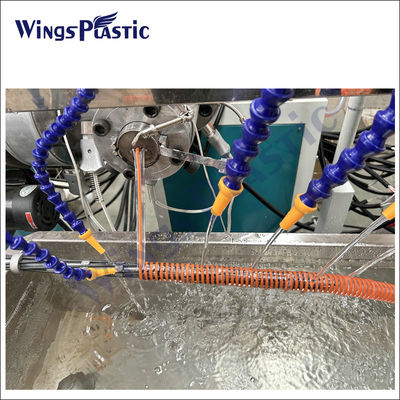 PVC spiralnie wzmocniony rurki ssania przewodu produkcyjnego Maszyna do wytwarzania ekstruzji