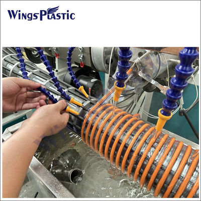 PVC spiralnie wzmocniony rurki ssania przewodu produkcyjnego Maszyna do wytwarzania ekstruzji