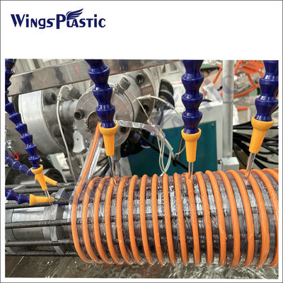 PVC spiralnie wzmocniony rurki ssania przewodu produkcyjnego Maszyna do wytwarzania ekstruzji