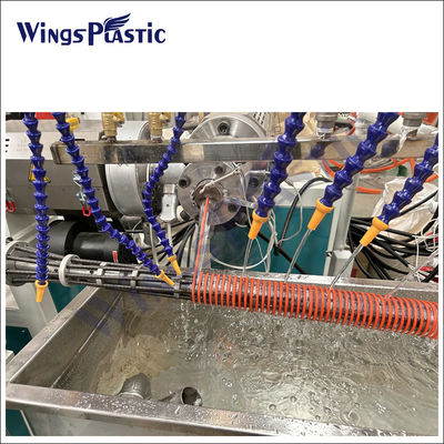 PVC spiralnie wzmocniony rurki ssania przewodu produkcyjnego Maszyna do wytwarzania ekstruzji