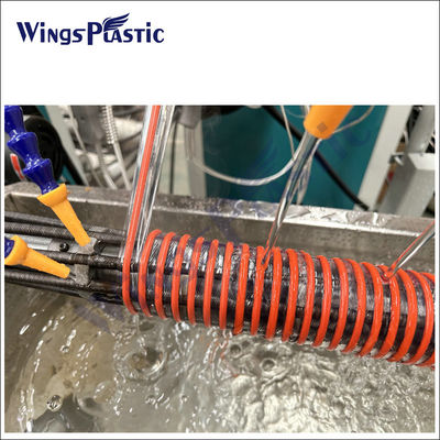 Linia maszynowa do wytłaczania węzłów ssania spiralnego PVC do produkcji węzłów rurowych wzmocnionych w PVC spiralnych