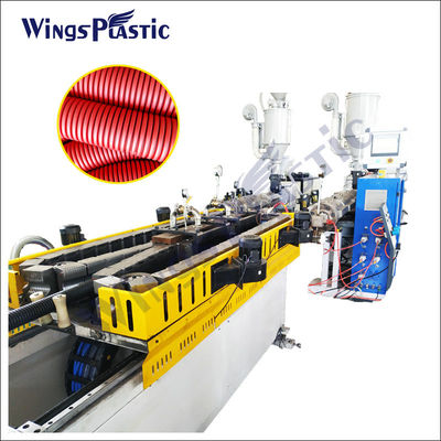 Wytłaczarka do rur falistych HDPE Linia do produkcji rur falistych z podwójnymi ściankami DWC